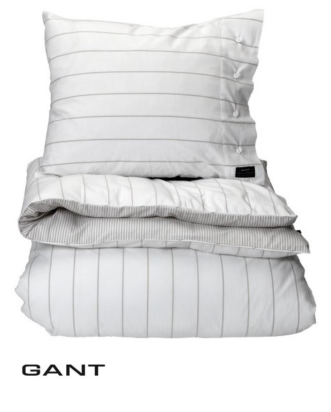 GANT _Twill_Stripe_131_dekbedovertrek_streep_wit_grijs
